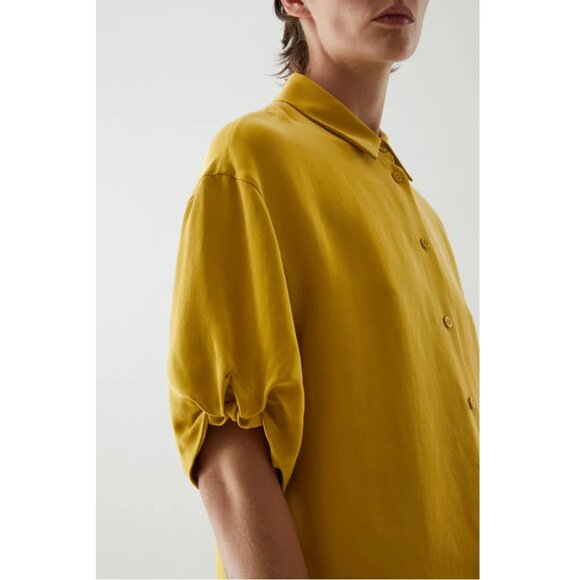 COS Short Puff Sleeve Shirt - Picture 3 of 9